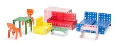 Merkur - Příslušenství k domečku pro panenky - nábytek, 219 dílků