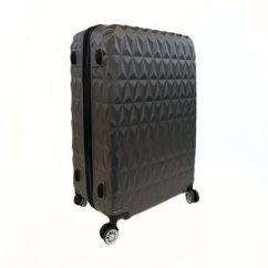 Bavy Cestovní kufr skořepinový 28" Diamond Dark grey