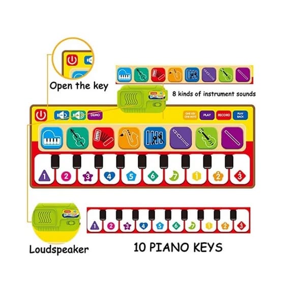 Bavytoy Dětské podlahové piano