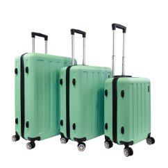 Bavy Cestovní kufr skořepinový Light green - set 3 ks