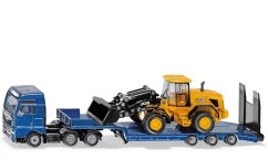 SIKU Super 1790 Tahač MAN s kolovým nakladačem JCB