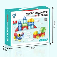 Magnetická stavebnice Příroda 3D 32 ks