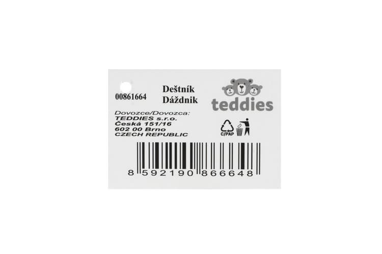 Deštník vystřelovací duhový