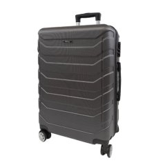 Bavy Cestovní kufr skořepinový 24" Ribs  Dark grey