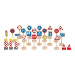 Small Foot Dopravní značky sada 25 dílů