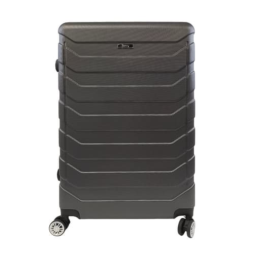 Bavy Cestovní kufr skořepinový 28" Ribs Dark grey
