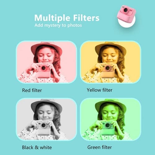 Růžový foťák s termotiskem + 32GB karta zdarma