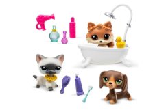 Littlest Pet Shop Koupelnový Set 3 Figurky
