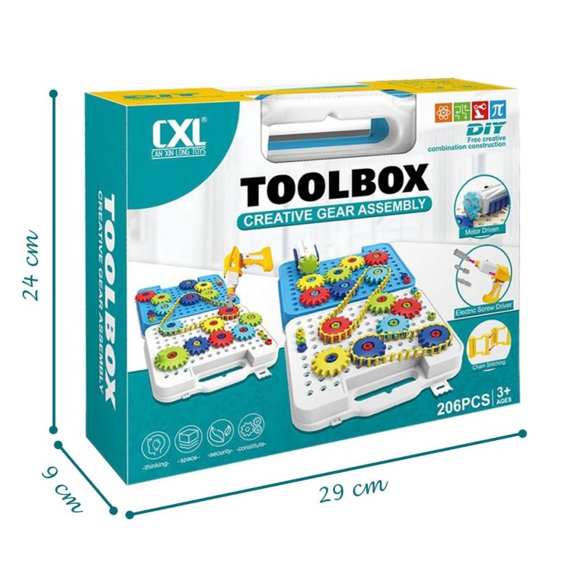 Ozubená kolečka - stavebnice