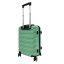 Bavy Cestovní kufr skořepinový 20" Ribs Light green