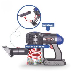 Dětský tyčový vysavač