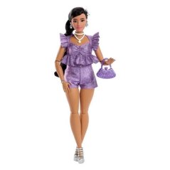 BARBIE DELUXE MODELKA - FIALOVÉ KRAŤASY