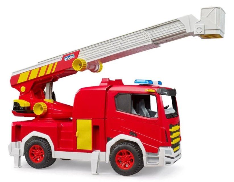 Bruder 3472 Hasičský sbor ROADMAX s otočným žebříkem