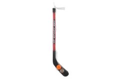 Hokejka pozemní 2ks plast 92cm + florbalový míček + puk v síťce