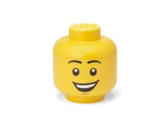 LEGO úložná hlava (velikost S) - šťastný chlapec