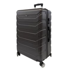 Bavy Cestovní kufr skořepinový 28" Ribs Dark grey