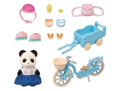 Sylvanian Families - Panda a cyklo-bruslařský set