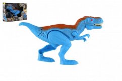 Dinosaurus T-Rex plast 18cm na baterie se zvukem se světlem