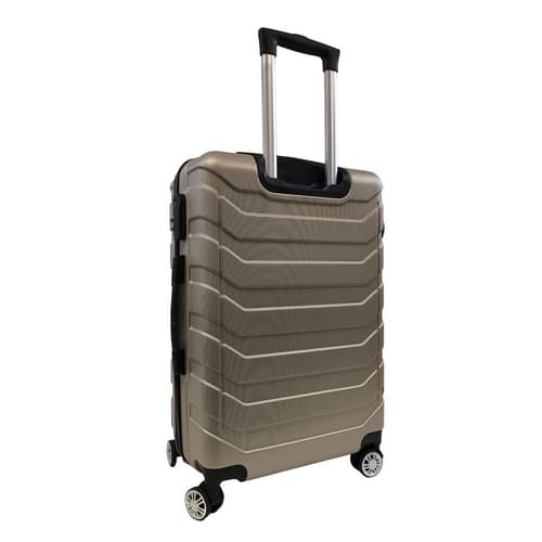Bavy Cestovní kufr skořepinový 24"  Ribs Gold beige