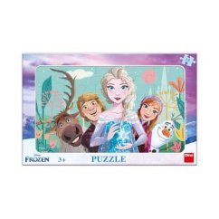 Deskové puzzle Frozen rodina