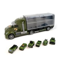 Bavytoy Kamion s vojenskými auty