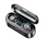 Bluetooth sluchátka s mikrofonem černé