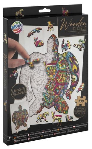 Dřevěné puzzle Želva 132 dílků