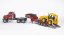 Bruder 2813 Nákladní auto Mack Granit s návěsem + bagr JCB 4CX