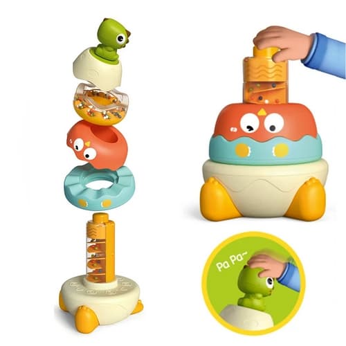 Bavytoy montessori stohovací bloky