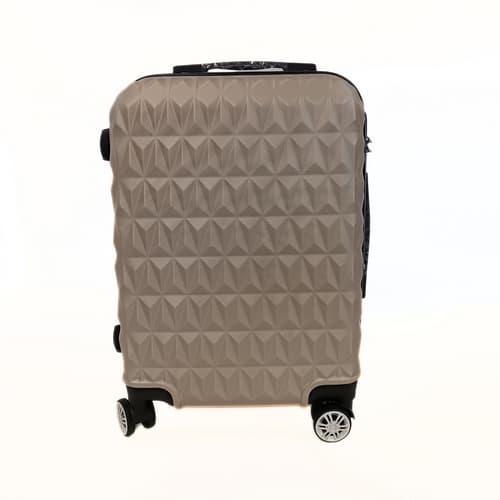Bavy Cestovní kufr skořepinový 20" Diamond Gold beige