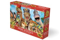 Puzzle 3D - Smějící se dinosauři