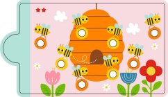 2Kids Toys Magnetická hra Třídění barev s dinosaurem