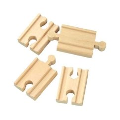 Brio 33333 Mini koleje rovné, spojky, 54mm, 4 ks