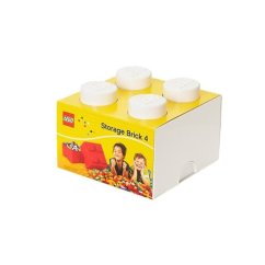 LEGO úložný box 4 - bílá