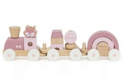 Dřevěný vláček liška