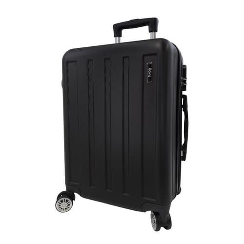 Bavy Cestovní kufr skořepinový 20" Stripes Black