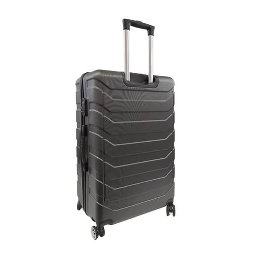 Bavy Cestovní kufr skořepinový 28" Ribs Dark grey