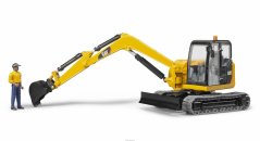 Bruder 2466 Minibagr CAT s figurkou