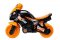 Odrážedlo motorka oranžovo-černá plast v sáčku 24m+