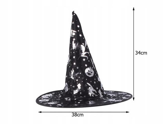 Halloween čarodějnický klobouk