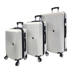 Bavy Cestovní kufr skořepinový White - set 3 ks