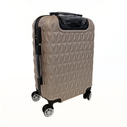 Bavy Cestovní kufr skořepinový 20" Diamond Gold beige