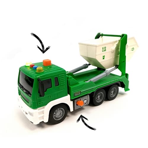 Bavytoy Popelářské auto s kontejnerem