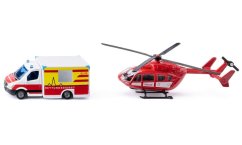 SIKU Super - Ambulance a vrtulník, set