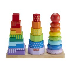 Fisher Price Dřevěná věž tvary