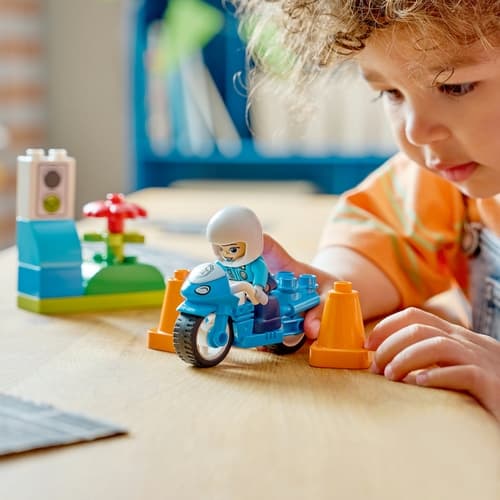 Lego Duplo 10471 Modrá policejní motorka