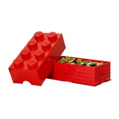 LEGO úložný box 8 - červená