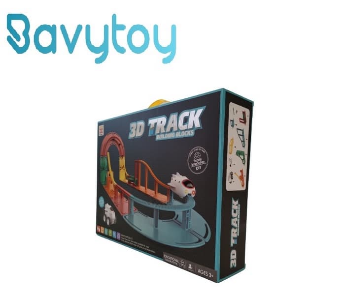Bavytoy Barevná 3D elektrická dráha 31ks