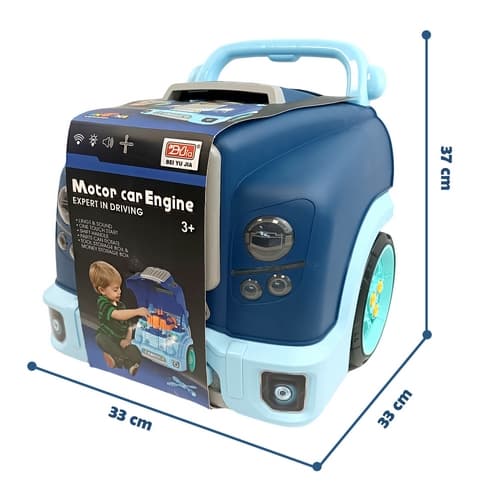 Bavytoy Autodílna TRUCK modrý dětská sada automechanik