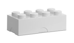LEGO box na svačinu 100 x 200 x 75 mm - bílá